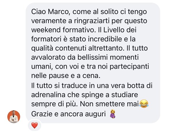 Messaggio di uno studente della Doc Academy
