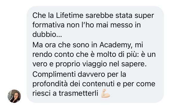 Messaggio di uno studente della Doc Academy